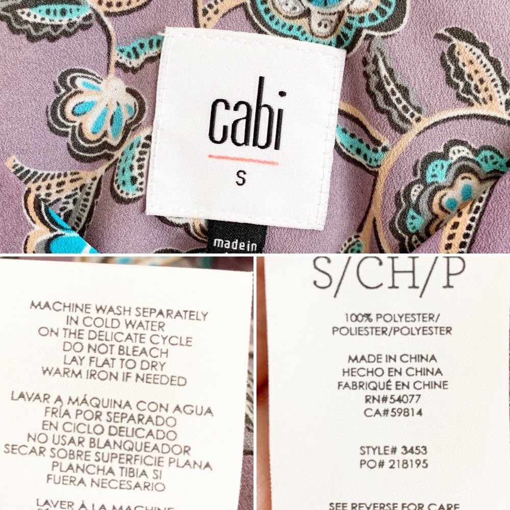 BOGO! CAbi Scrollwork Floral Cami Tank #3453 - Picture 5 of 8